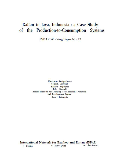 Rattan in Java, Indonesia: A Case Study of the Production-to-Consumption Systems
