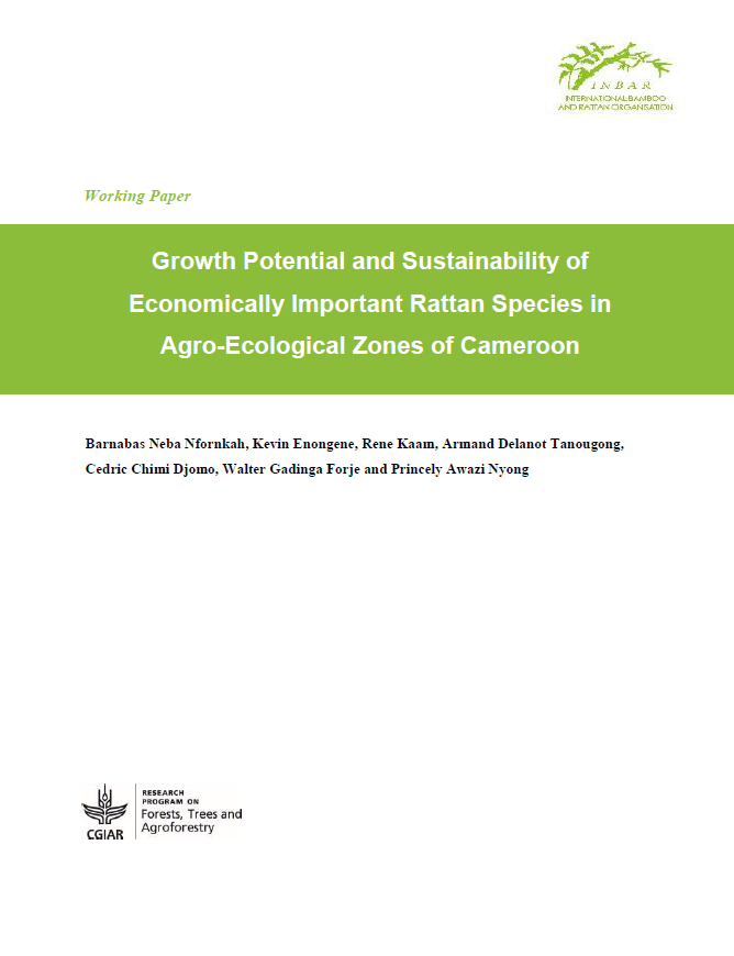 Growth Potential and Sustainability of Economically Important Rattan Species in Agro-Ecological Zones of Cameroon