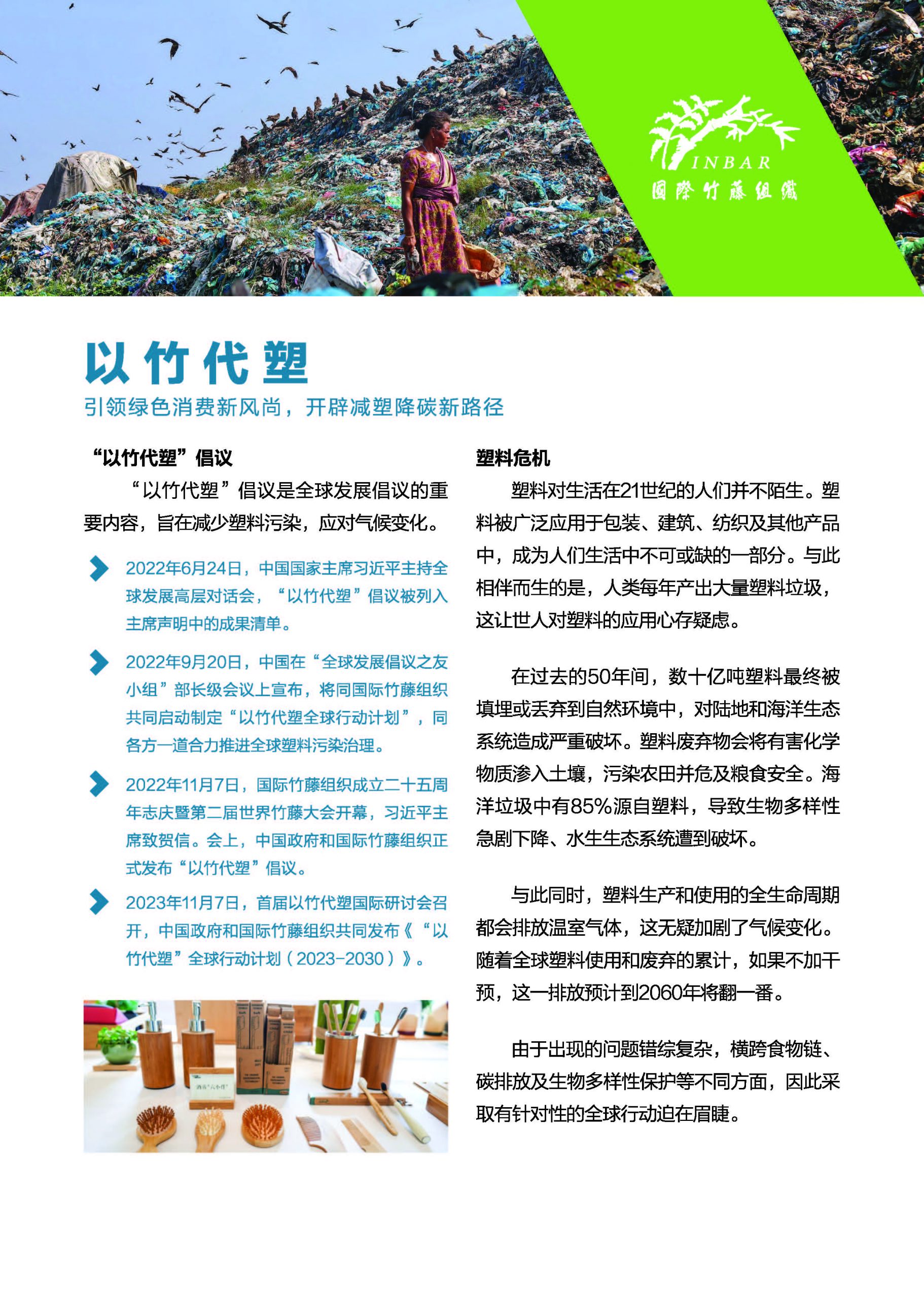 以竹代塑——引领绿色消费新风尚，开辟减碳降塑新路径